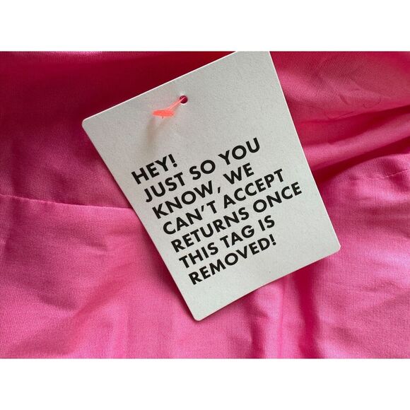 ASOS Luxe Hot Pink Puffy Sleeve Corset Style Top With Bow Size 8 NWT - Picture 5 of 5